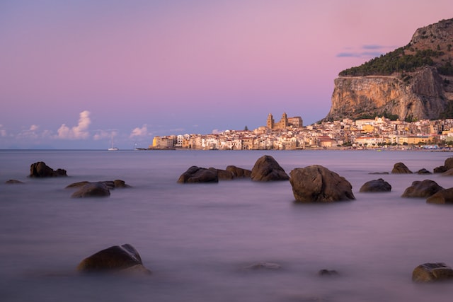 foto a Cefalù in inverno